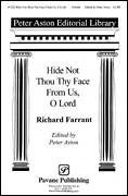 Hide Not Thou Thy Face from Us, O Lord SATB choral sheet music cover